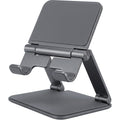 Cenly Folding Aluminium Phone Stand Graphite - Product view